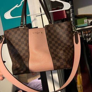 Brown and pink bag great condition.